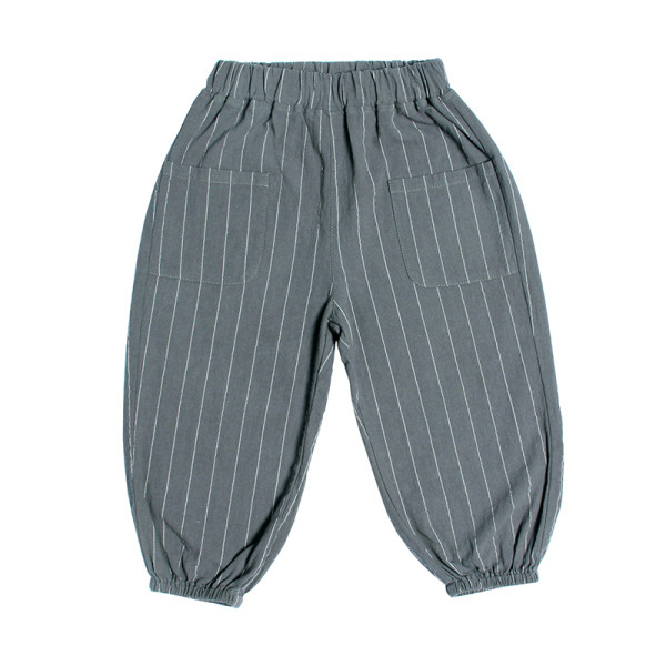 Zsebes csíkos gyereknadrág fiúknak