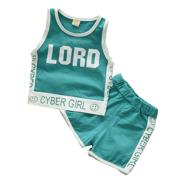 Set sport pentru copii din două părți maiou + pantaloni scurți