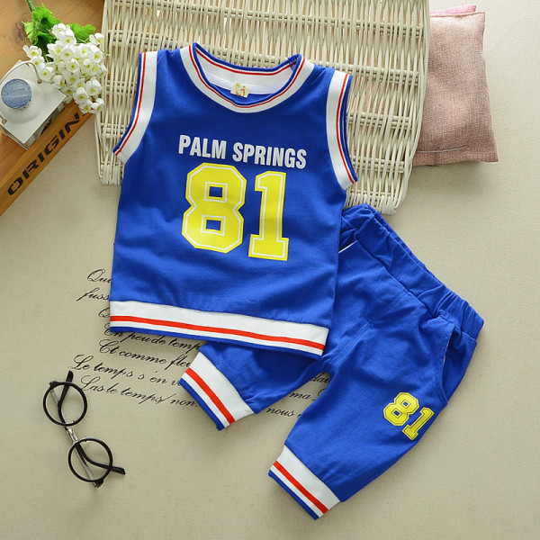 Új modell sport gyerek szett fiúknak - felső + nadrág