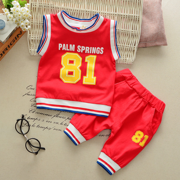 Új modell sport gyerek szett fiúknak - felső + nadrág