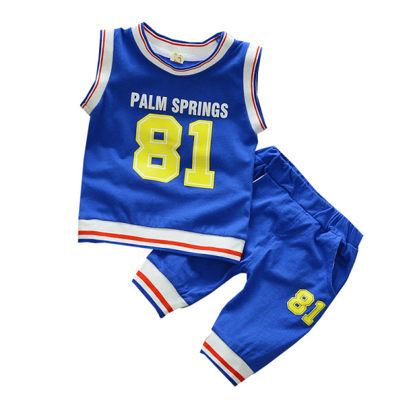 Új modell sport gyerek szett fiúknak - felső + nadrág