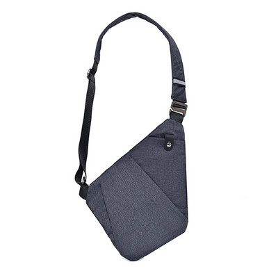 Férfi mindennapi válltáska cipzárral