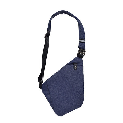 Férfi mindennapi válltáska cipzárral