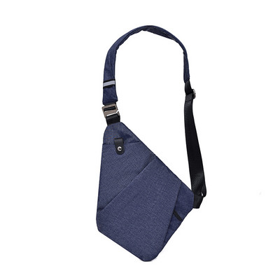 Férfi mindennapi válltáska cipzárral