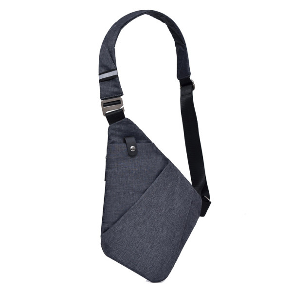 Férfi mindennapi válltáska cipzárral