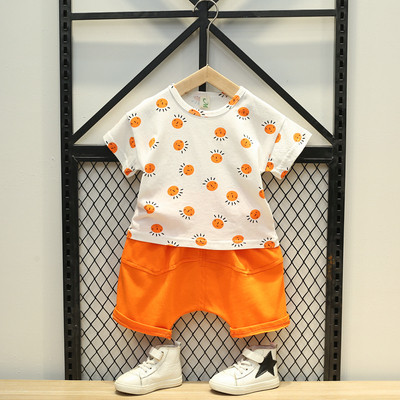 Gyermek napi szett fiúknak két részből - rövidnadrág + póló