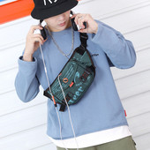 Férfi napi textiltáska cipzárral és hosszú füllel