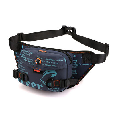 Férfi napi textiltáska cipzárral és hosszú füllel