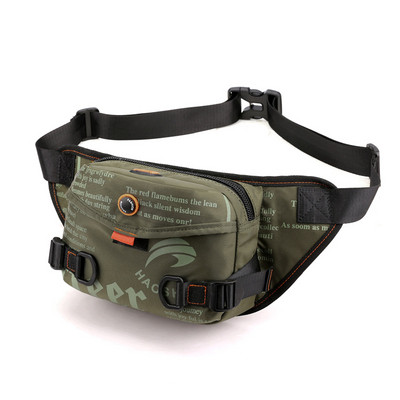 Férfi napi textiltáska cipzárral és hosszú füllel