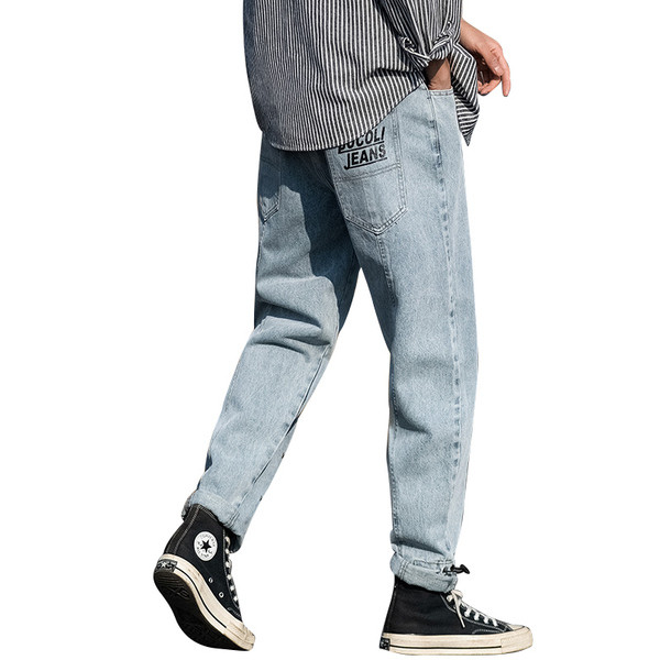 Lezser férfi hosszú farmer széles modell zsebekkel