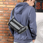 Férfi táska három színben, hosszú füllel