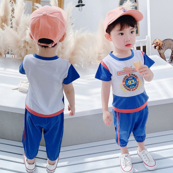 Gyermek póló szett rövid ujjal és 3/4-es nadrággal