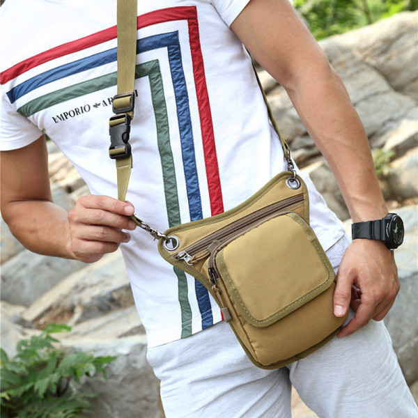 Meeste igapäevakott pika sangaga õlale