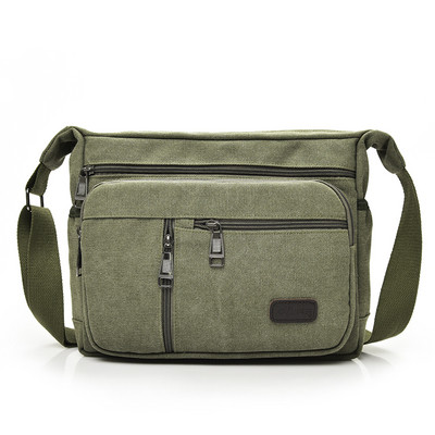 Férfi alkalmi táska hosszú textil fogantyúval