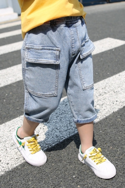 Fiú gyerekfarmer 7/8-os hosszban, zsebekkel