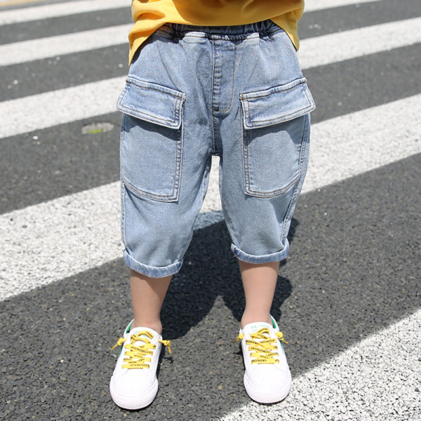 Fiú gyerekfarmer 7/8-os hosszban, zsebekkel