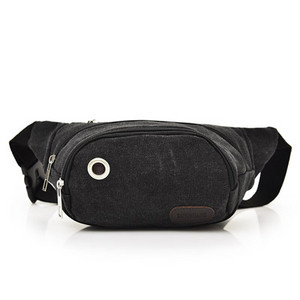 Férfi mindennapi táska cipzárral és textil fogantyúval