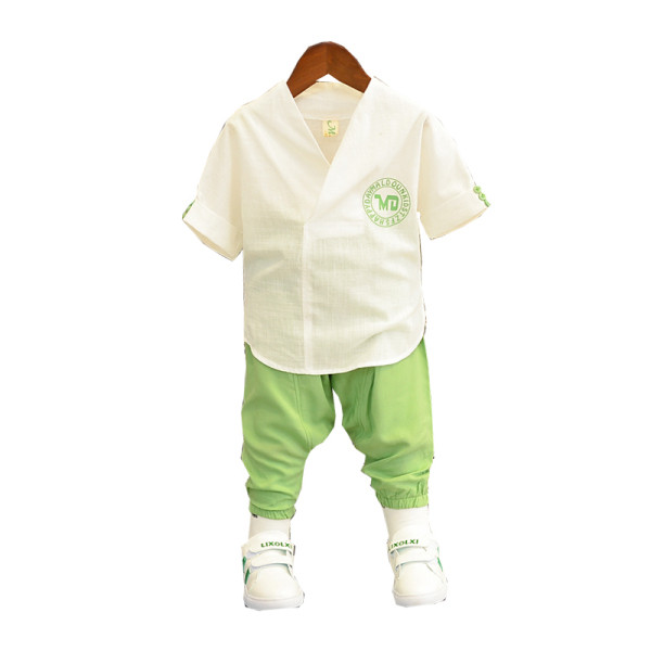 Moodne lastekomplekt poistele kaheosaline särk + püksid