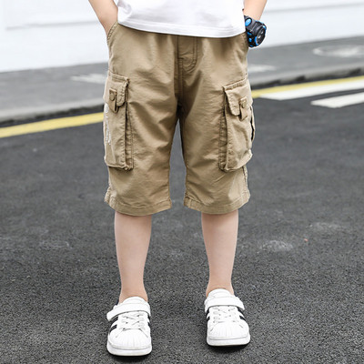 Zsebes gyerek 3/4-es nadrág fiúknak