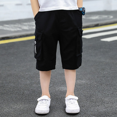 Zsebes gyerek 3/4-es nadrág fiúknak