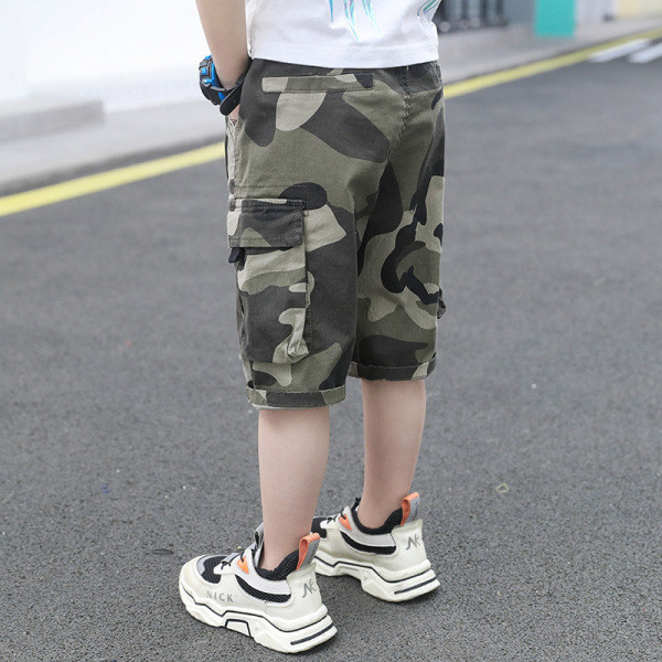 Zsebes gyerek 3/4-es nadrág fiúknak