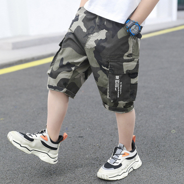 Zsebes gyerek 3/4-es nadrág fiúknak