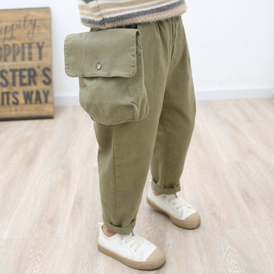 Taskuga ja kummiga lastepüksid poistele