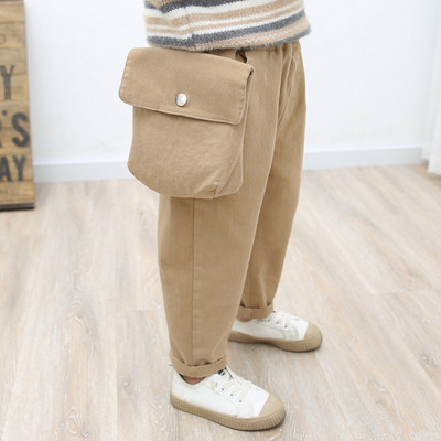 Taskuga ja kummiga lastepüksid poistele