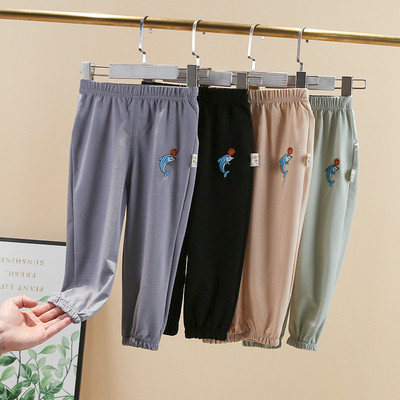 Нов модел детски дълъг панталон за момчета подходящ за лятото