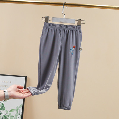 Model nou de pantaloni lungi copii pentru baieti potriviti pentru vara