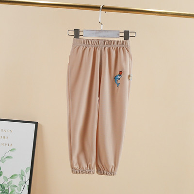 Model nou de pantaloni lungi copii pentru baieti potriviti pentru vara
