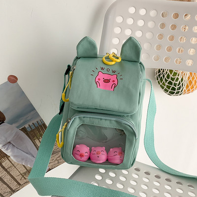 Új modell női táska 3D elemmel és elülső zsebbel