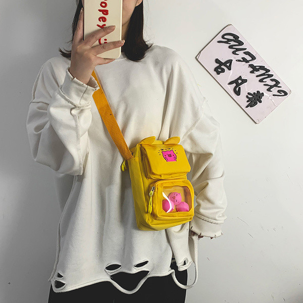 Új modell női táska 3D elemmel és elülső zsebbel