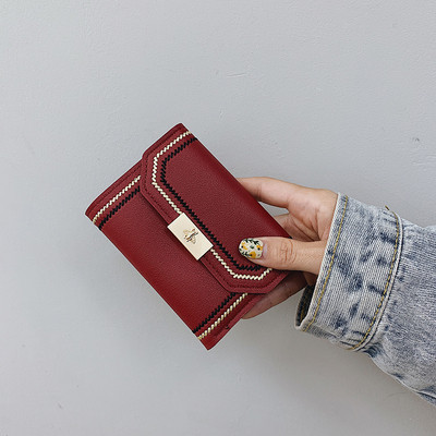 Väike naiste rahakott ökonahast metallist kaunistusega