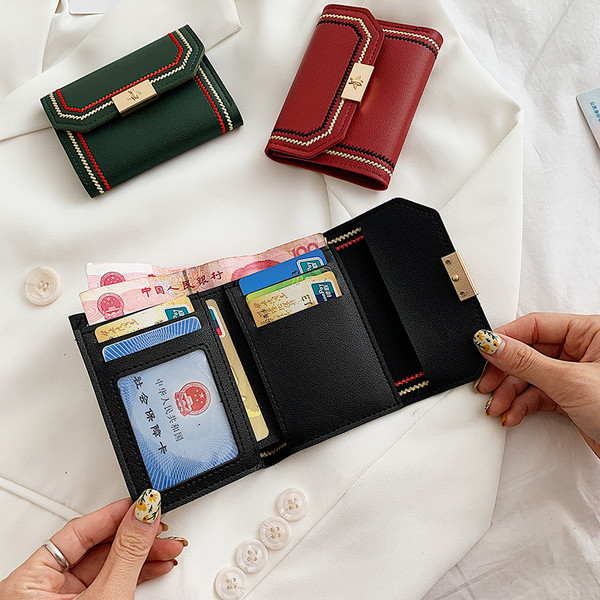 Väike naiste rahakott ökonahast metallist kaunistusega