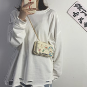 Kaasaegne pika rauast käepidemega naiste koti tüüpi rahakott