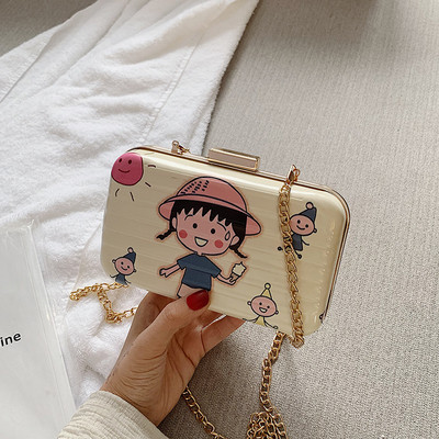 Kaasaegne pika rauast käepidemega naiste koti tüüpi rahakott