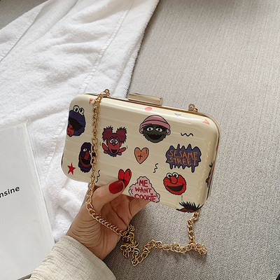 Kaasaegne pika rauast käepidemega naiste koti tüüpi rahakott