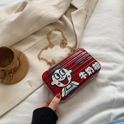 Kaasaegne pika rauast käepidemega naiste koti tüüpi rahakott