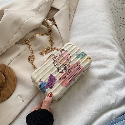 Kaasaegne pika rauast käepidemega naiste koti tüüpi rahakott