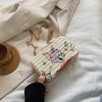 Kaasaegne pika rauast käepidemega naiste koti tüüpi rahakott