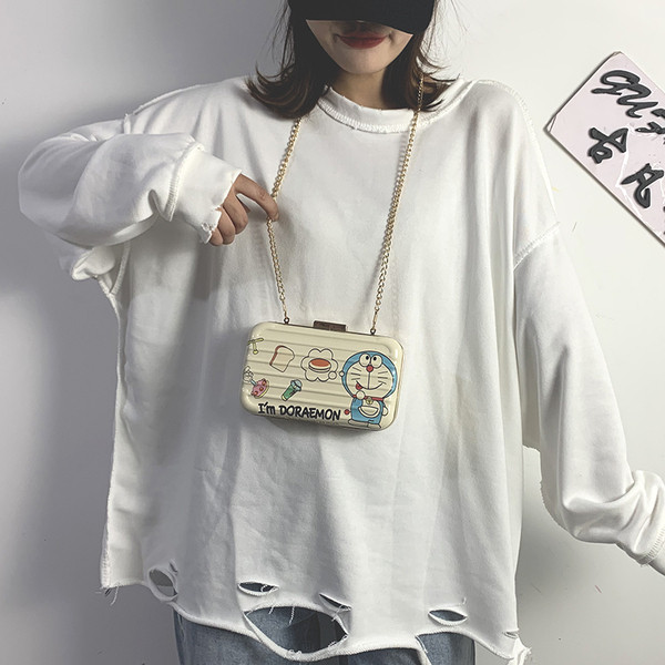 Kaasaegne pika rauast käepidemega naiste koti tüüpi rahakott