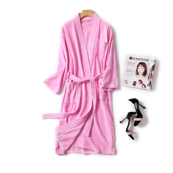 Naiste hommikumantel pikkade varrukate ja taskutega