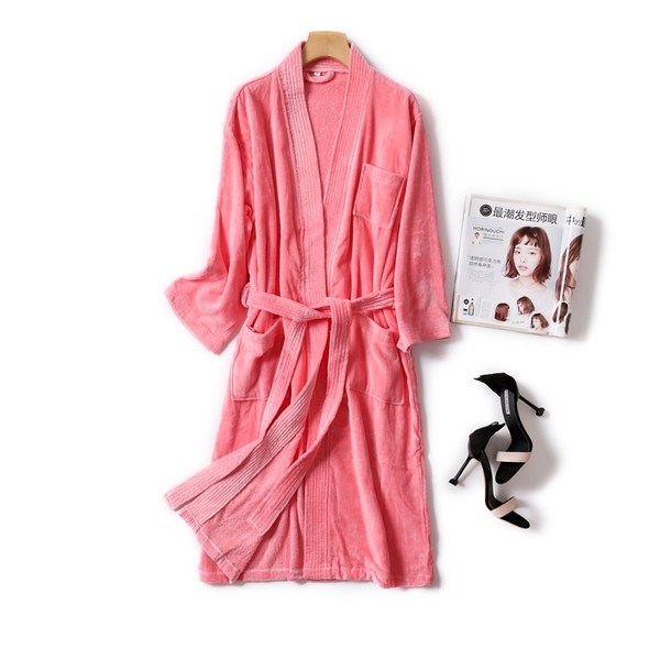 Naiste hommikumantel pikkade varrukate ja taskutega