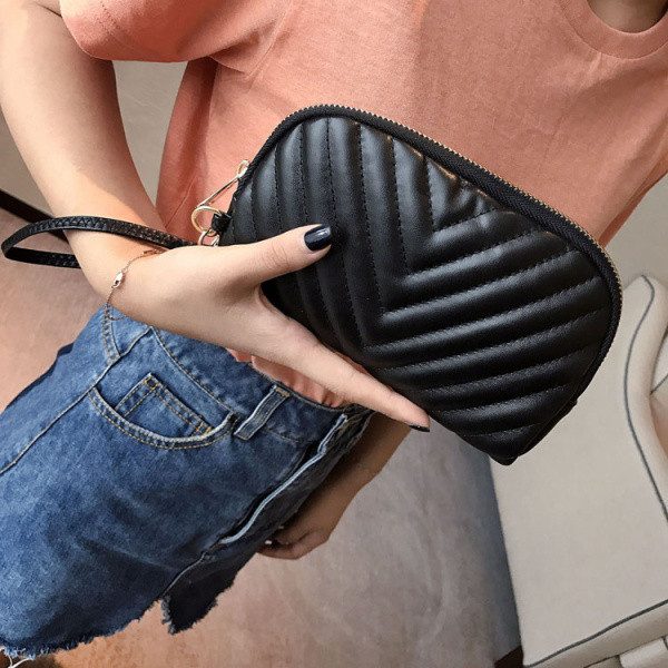 Jauna modeļa sieviešu maks no eko ādas ar rokturi