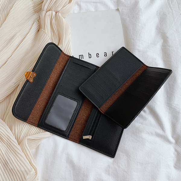 Új modell női pénztárca szív alakú fém díszítéssel