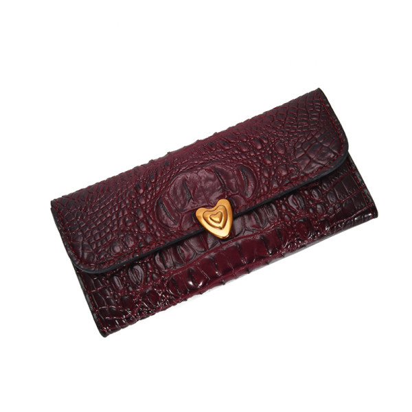 Új modell női pénztárca szív alakú fém díszítéssel