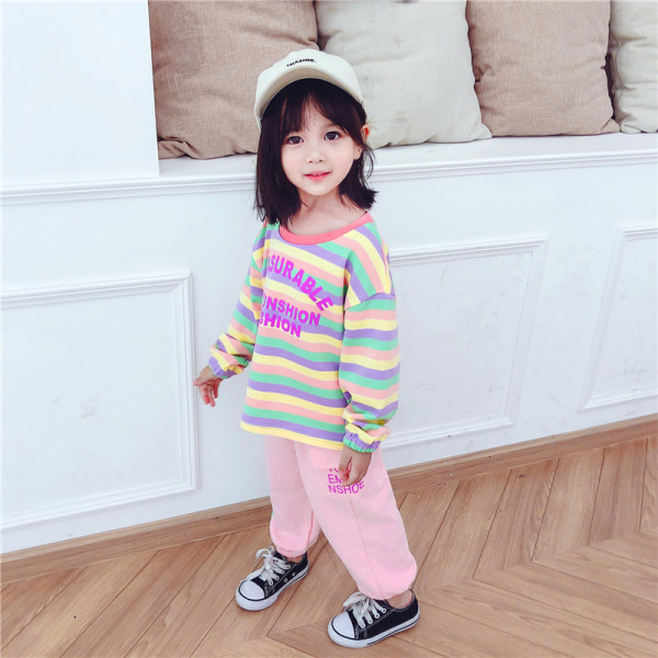 Gyermek blúz és nadrág szett zsebbel és felirattal