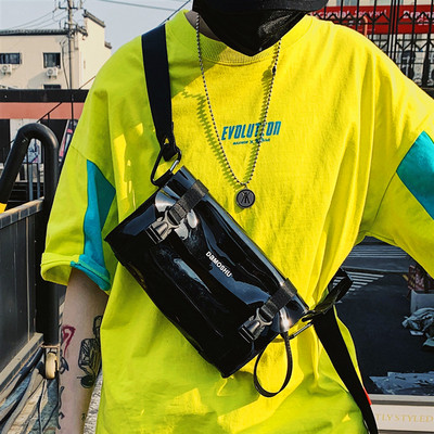 Meeste läbipaistev pika sangaga kott