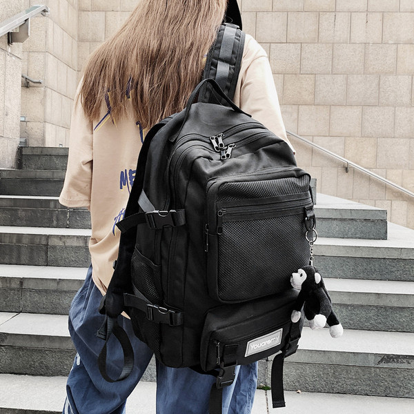 Női sport nagy hátizsák több elülső zsebbel